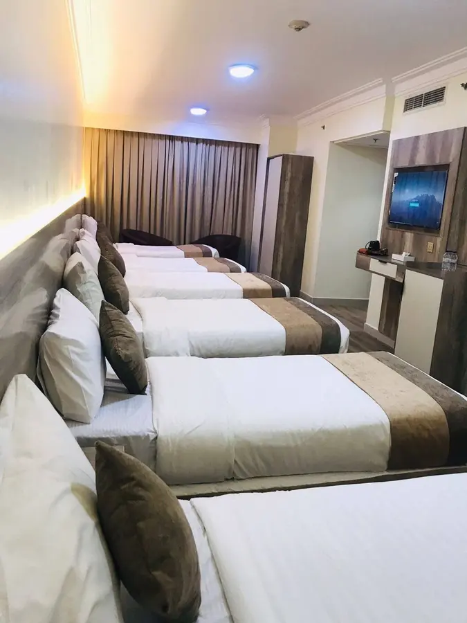Family room with five beds